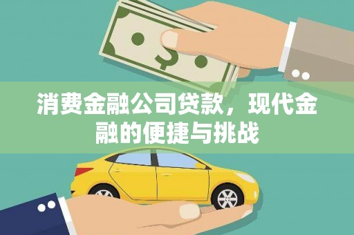 水里消费金融公司贷款，现代金融的便捷与挑战