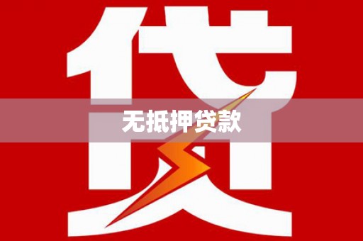 水里无抵押贷款