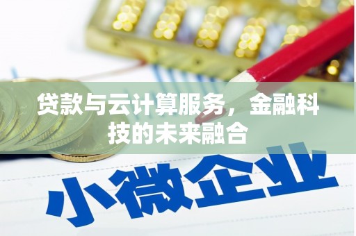 水里贷款与云计算服务，金融科技的未来融合