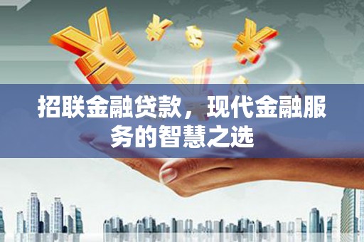 水里招联金融贷款，现代金融服务的智慧之选