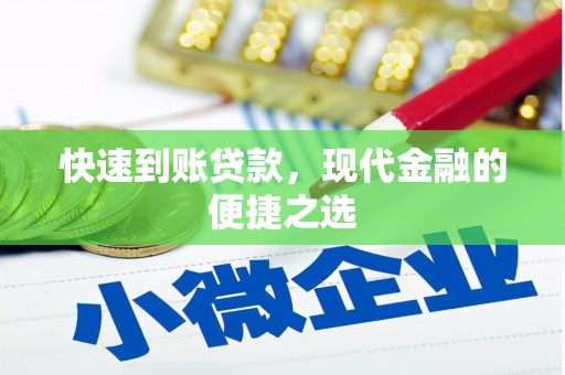 水里快速到账贷款，现代金融的便捷之选