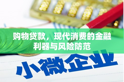 水里购物贷款，现代消费的金融利器与风险防范