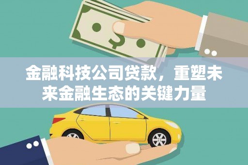 水里金融科技公司贷款，重塑未来金融生态的关键力量
