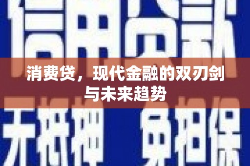 水里消费贷，现代金融的双刃剑与未来趋势
