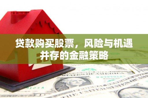 水里贷款购买股票，风险与机遇并存的金融策略