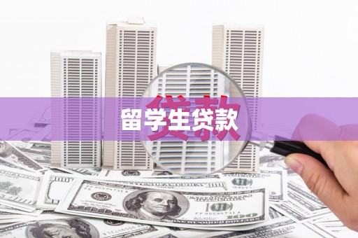 水里留学生贷款