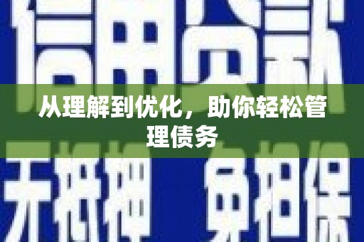 水里从理解到优化，助你轻松管理债务