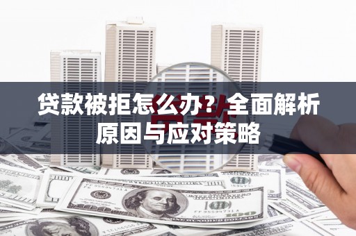 水里贷款被拒怎么办？全面解析原因与应对策略