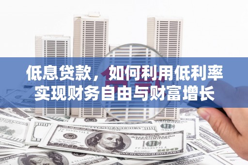 水里低息贷款，如何利用低利率实现财务自由与财富增长
